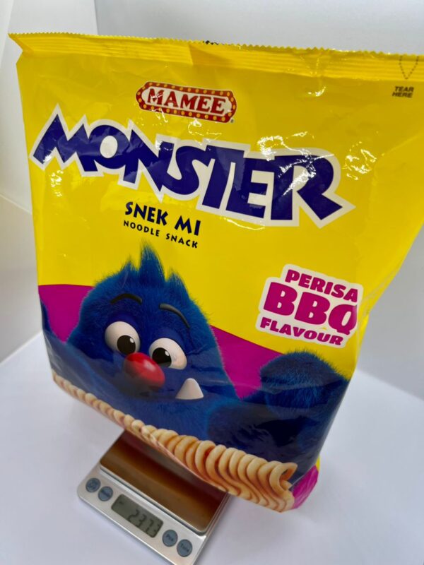 Mamee Monster Noodle Snack Bbq Flavour - Image 3
