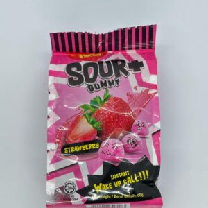 Lot 100 Sour+ Gummy Strawberry (25 pcs)