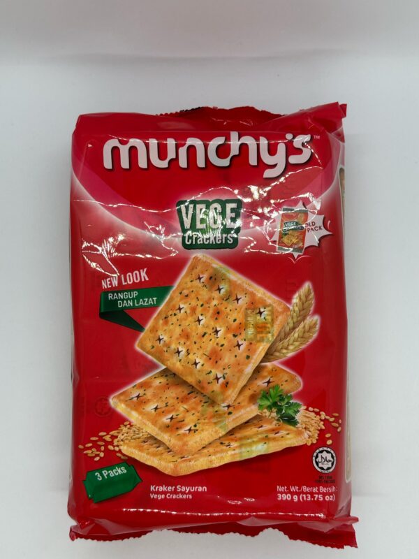 Munchy's Vege Crackers (3 pack)
