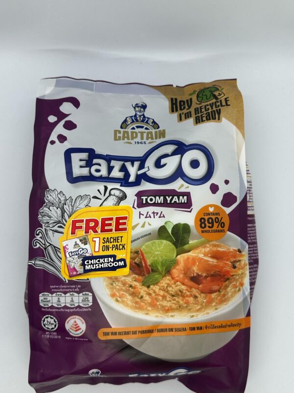 Captain Tomyam Instant Oat Porridge (6 pcs)