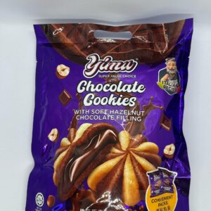 Yum Chocolate Cookies with Hazelnut Chocolate Filling (25 pack)