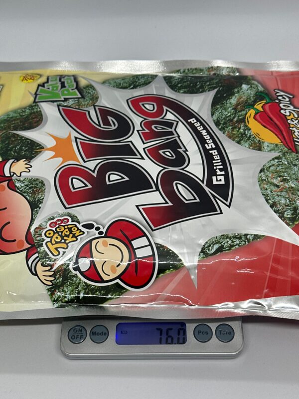 Big Bang Grilled Seaweed Hot & Spicy Flavour (8 pack) - Image 2