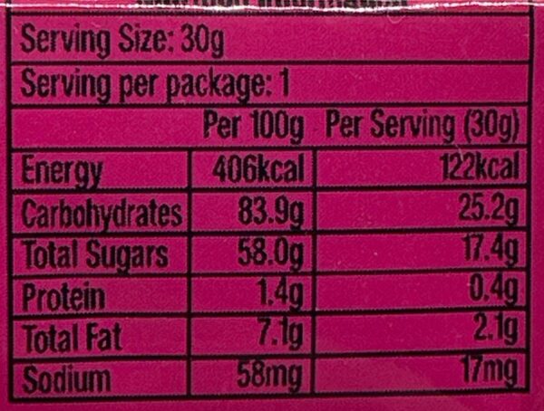 Sugus Strawberry Flavour Chewy Candy (10 pcs) - Image 3