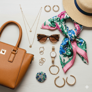 Derma perhiasan wanita preloved untuk charity – jam, rantai, gelang, dan beg tangan”