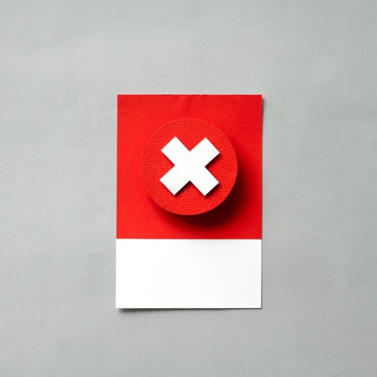 List of non allowed items