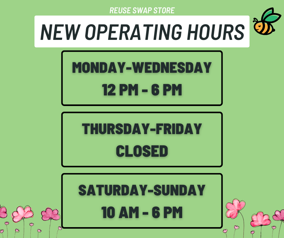 Reuse Swap Store Operating Hours